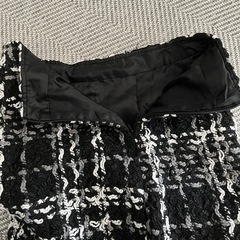 ツイード風　ミニスカートの画像