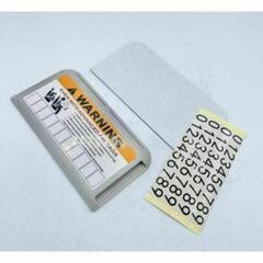 USDM 北米仕様　コーション　サンバイザー　カードホルダー　グレー　US仕様　US化　アメリカ雑貨　ムーンアイズ　リトルツリー　アメ車　カスタムカー　ハワイ　HDM JDMの画像