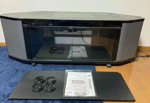 取りに来ていただける方限定☆オーディオシステムSC－HTX700☆パナソニック☆高機能スピーカー☆Panasonic☆横1270×高さ444mm×420mm☆テレビ台☆高級家具