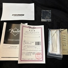 取引先決定⭐︎フェンダー　エレアコ　アコースティックギター　ハードケース付き　弦交換済の画像