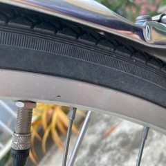 自転車　シティサイクル　グリーンの画像
