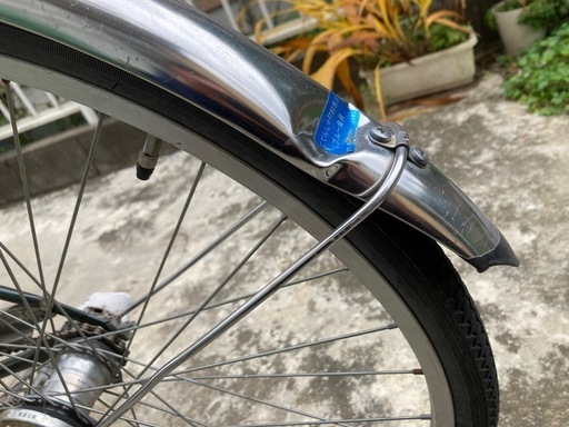自転車　シティサイクル　グリーン