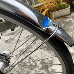 自転車　シティサイクル　グリーンの画像