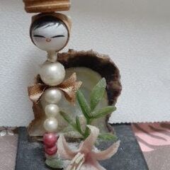 真珠の置物 