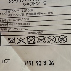 ニトリ　敷きマットの画像