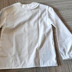 【値下げ】白ブラウス（サイズ160）の画像