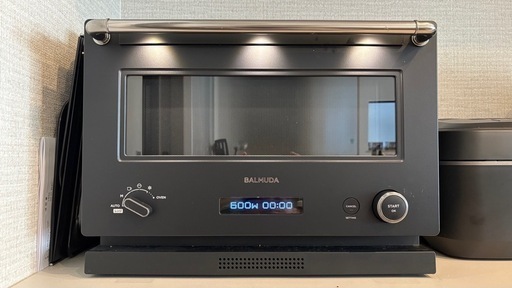 バルミューダ  オーブンレンジ BALMUDA The Range  20L K09A-BK ブラック シンプル おしゃれ