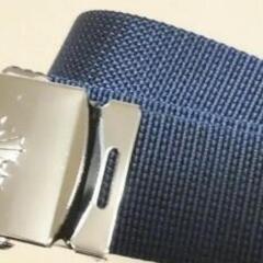 警察　ベルト　旭日章　バックル　ナイロン素材　ローラー　紺色　軽くて丈夫　装着簡単★新品★約幅38mm×長さ1,200mm　の画像
