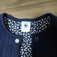 プチバトー　アウターカーディガン（12m/74cm）の画像