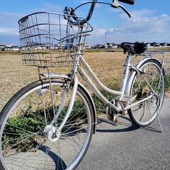 🛜☯️26 in 激安 自転車☯️🛜シルバー🪭リーズナブル