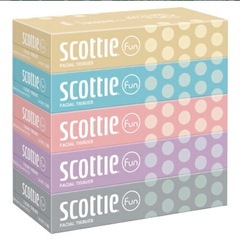 【60箱】スコッティ ティシュー 120組 5箱 x 12セット