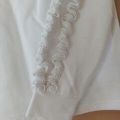 【値下げしました❗️】トレーナー 子供用 白 150cmの画像