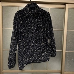 ヒョウ柄 フリース 