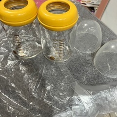 哺乳ビン160 2つ　咥える部分なしの画像