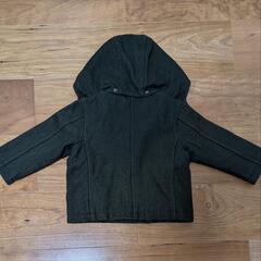 BLUEU AZUR ベビー ダブルブレスト コート 80cmの画像