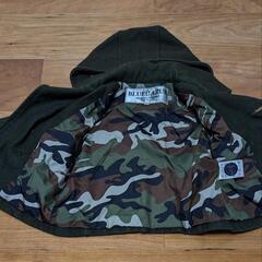 BLUEU AZUR ベビー ダブルブレスト コート 80cmの画像