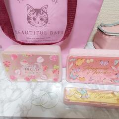 【お取引予定あり・可愛いお弁当箱セット売り・使用頻度少なめ・補足あり】