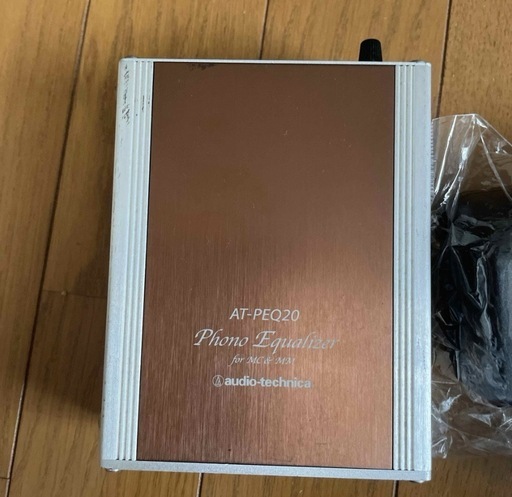 Audio Technica フォノイコライザー AT-PEQ20 説明書付き。