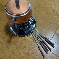 チーズフォンデュ鍋　燃料オイル付きの画像