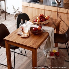 LOWYA 天然木ダイニングテーブル　幅140cm ダイニングセット 4点5点セット 幅140cm 木製 天然木 オーク オイル