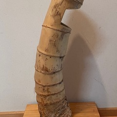 伝統工芸　工芸美術　茶道 ＊竹花入　掛花入　花飾 　一重切花入　花立＊天然素材　竹根　竹節＊茶道具　花道具 　古物　古道具　古美術　 の画像