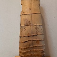 伝統工芸　工芸美術　茶道 ＊竹花入　掛花入　花飾 　一重切花入　花立＊天然素材　竹根　竹節＊茶道具　花道具 　古物　古道具　古美術　 の画像