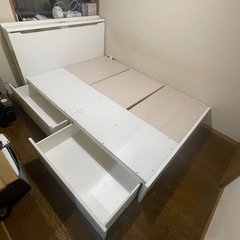 定価5万　ニトリ　ダブルサイズ　ベットフレーム　の画像