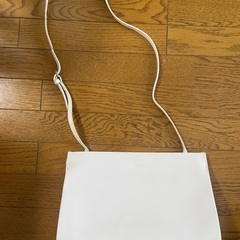YAHKI ホワイト　ショルダーバッグ