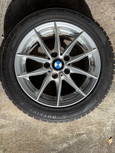 値下げしました！BMWアルミホイール&スタッドレスタイヤ4本セット