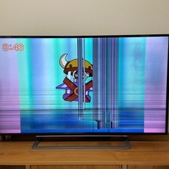 【受渡完了】液晶割れテレビ、必要な方いませんか？