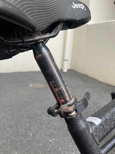 JEEP 20型 ブラック 折りたたみ自転車 6段変速 （登録抹消済み）