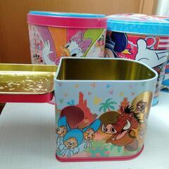 ディズニー　お菓子缶　ミッキー　ドナルド　の画像