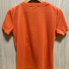 【新品未使用】洋服　シャツ②オレンジ（レディース）【値下げ1,000円】の画像