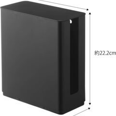 重ねられるスリム蓋付きルーター収納ケース / Smart スマート / 山崎実業 / の画像