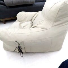北海道 千歳市/恵庭市 近郊配送 OUTPUT LIFE コンプレッションガーデンソファ 1Pソファ 一人 ベージュの画像
