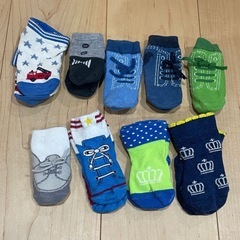 小物セット　男の子　新生児　帽子　靴下　