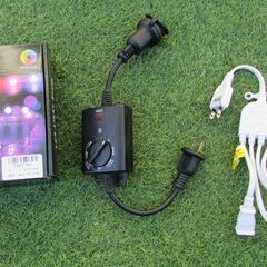 イルミネーション等のタイマー他　コンセント　テープイルミ