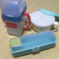 赤ちゃんセット★マグ&紙パックホルダー&スナックケースセット★の画像