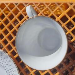 MY CUP コーヒーカップ、ソーサー5客セット　中古の画像