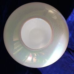 【訳あり】KURATA Craft Glass オパールカラーの花瓶 花器 フラワーベース オブジェ ハンドメイドの画像