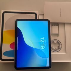 iPad 第10世代10.9インチ A2696  Wi-Fi ６４GB バッテリー９６％　01の画像