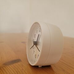 目覚まし時計　無印良品の画像