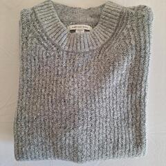 American Eagleニットのスウェット Mサイズ グレーの画像