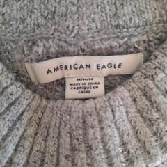 American Eagleニットのスウェット Mサイズ グレーの画像
