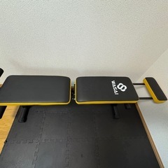 トレーニングベンチ+バーベル