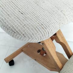 タイムセール 姿勢矯正バランスチェア 学習椅子 リビング椅子 コマ付き椅子 の画像