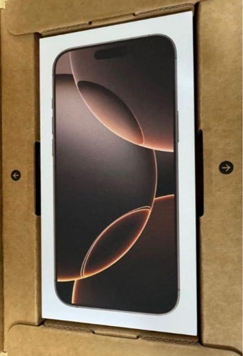 【新品】apple store iPhone16Pro\nMax SIMフリー256GB デザートチタニウム