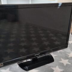 テレビ24型　SHARP　AQUOS　リモコン有