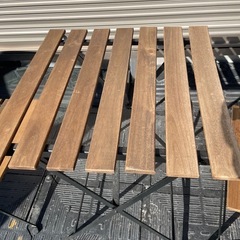 無料で差し上げます。イケア　IKEA　TÄRNÖ テルノー　ガーデンテーブル椅子セット　屋外用　バーベキューにも、　の画像