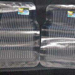 △　 PVCマット 自動車前席用 車用マット 滑り止めスパイク付...